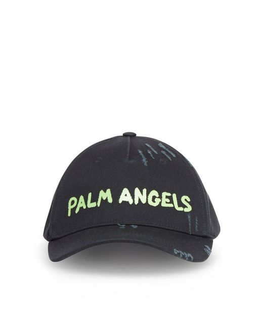 Cappello con logo di Palm Angels in Black