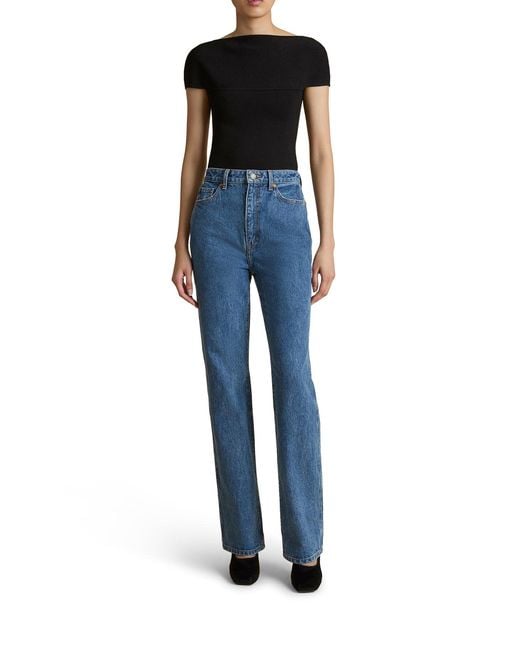 Khaite Blue Danielle High-waisted Jeans