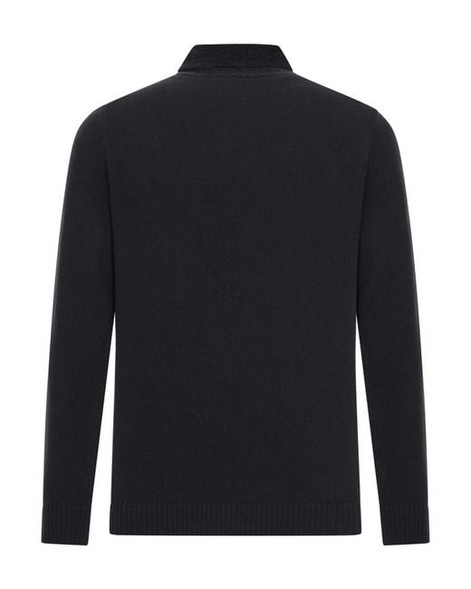 Roberto Collina Blue Cotton Piquet Polo Shirt for men