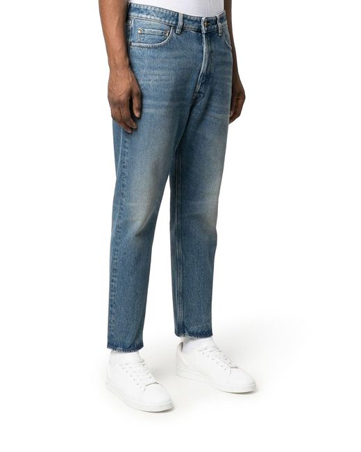 Golden Goose Deluxe Brand Blue Deluxe Brand Straight Low Waist Jeans for men
