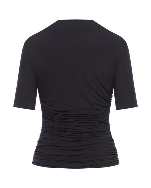 T-shirt in jersey di Alaïa in Black