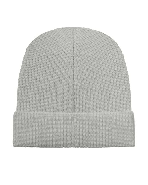 Fear Of God Gray Knitted Hat With Logo for men