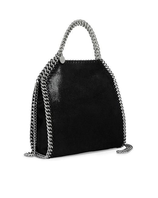 Stella McCartney Black Micro Falabella Tote Bag