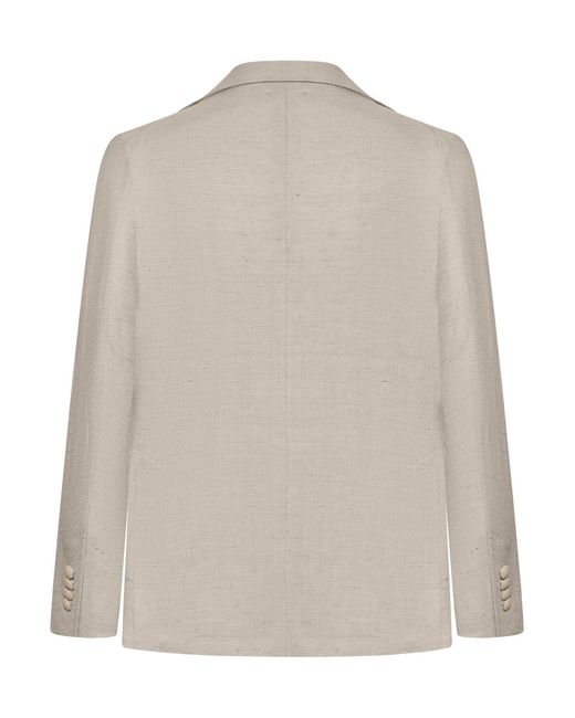 Tagliatore Natural Montecarlo Tailored Linen Jacket for men