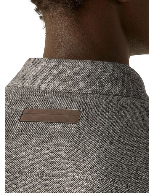 Zegna Gray Overshirt for men