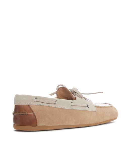 Miu Miu White Unlined Leather And Suede Loafers