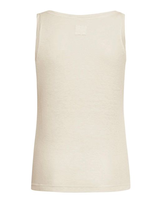 120% Lino Natural Linen Tank Top