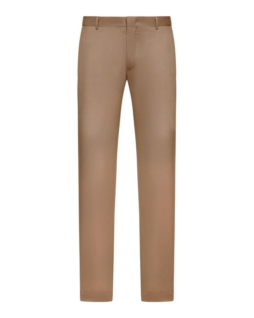 PT Torino Natural Tailored Cotton Blend Trousers for men