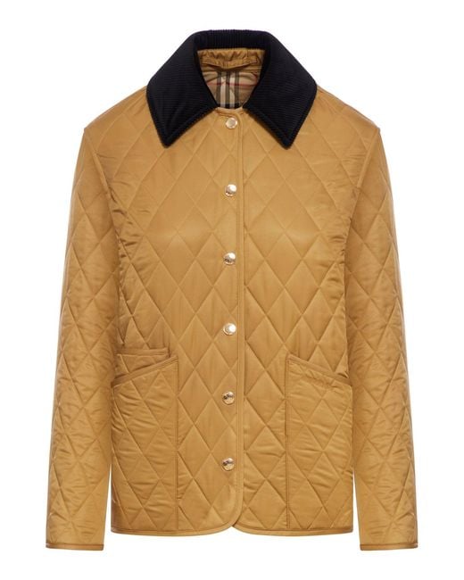 Burberry Brown Quilted Country Jacket
