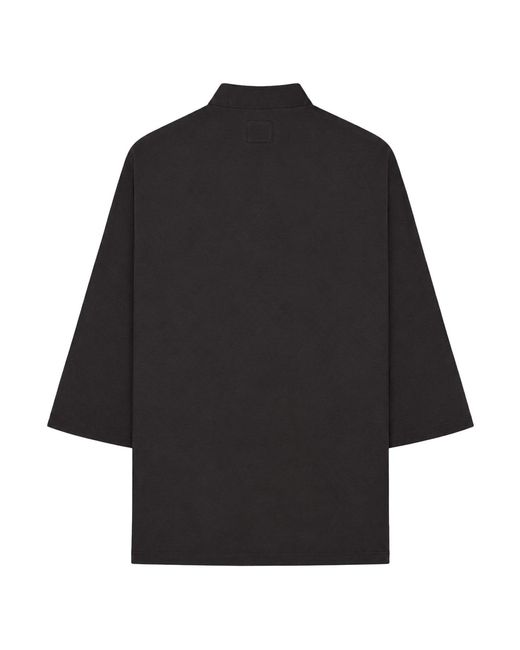 120% Lino Black Oversized Linen Shirt