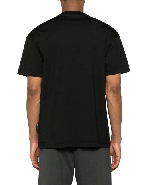 T-shirt seasonal con stampa di Palm Angels in Black da Uomo