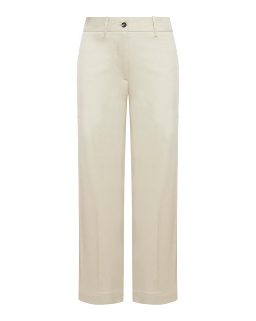 Nine:inthe:morning Natural Trousers In Cotton