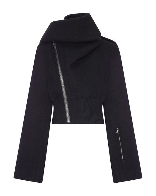 Rick Owens Blue Bomber Scarf Flight
