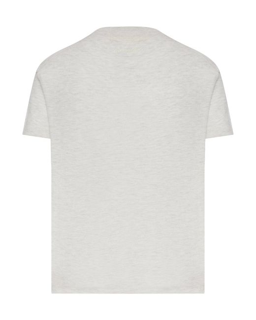 Fear Of God White Classic Short-Sleeved Cotton Blend T-Shirt