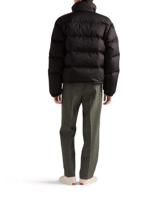 Prada Blue Padded Jacket Re-Nylon for men