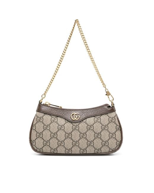 Gucci White Ophidia Mini Bag
