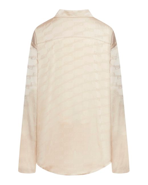 balenciaga jacquard logo t shirt