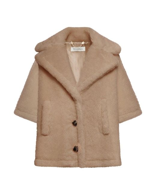 Max Mara Natural Corvino 4 Teddy Short Coat