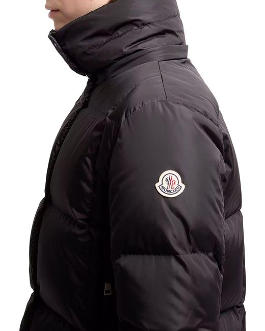 Piumino castlenew con cappuccio di Moncler in Black