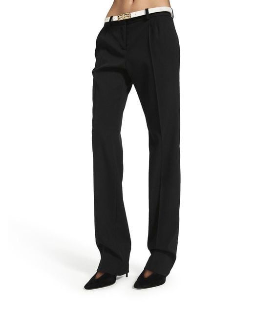 Balenciaga Blue Slim Fit Tailored Trousers