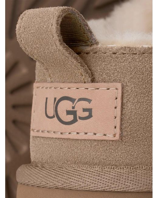 Ugg Brown Classic Micro Ankle Boots