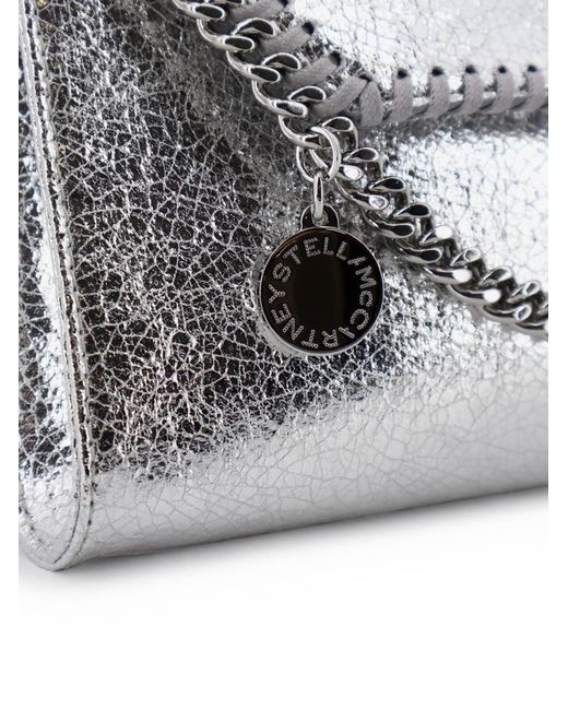 Stella McCartney Gray Falabella Fabric Shoulder Bag