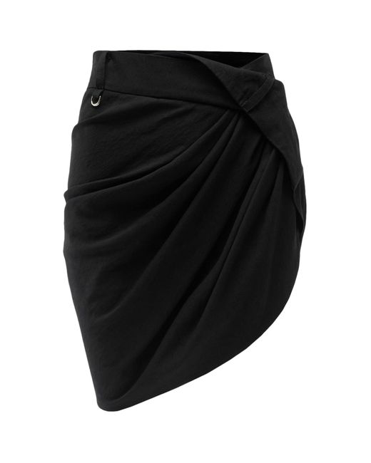 La mini jupe saudade di Jacquemus in Black