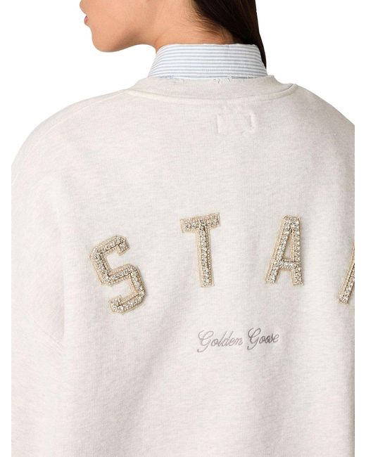 Golden Goose Deluxe Brand White Deluxe Brand Star Sweatshirt