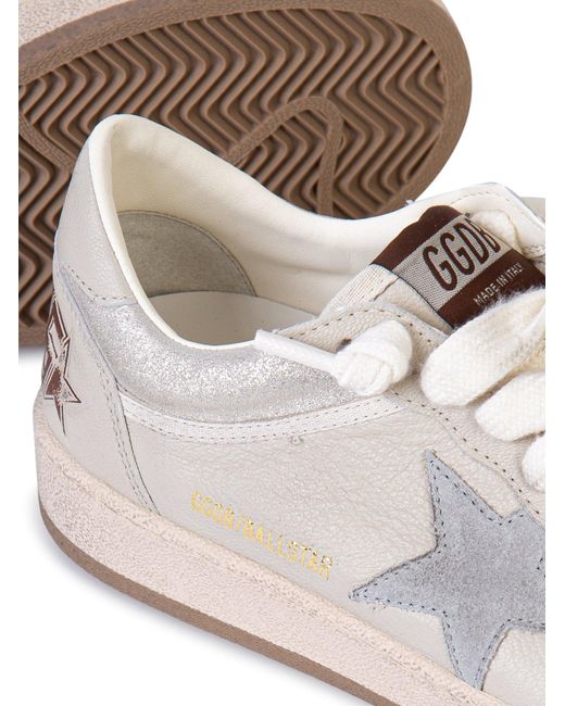 Golden Goose Deluxe Brand White Deluxe Brand Ball-Star Sneakers