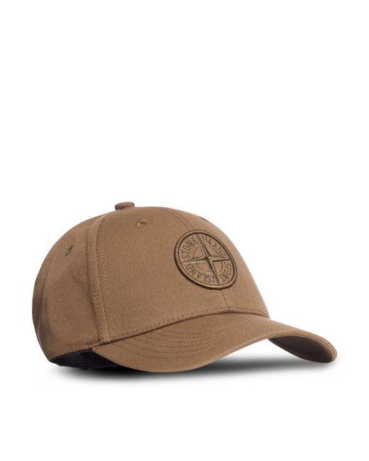 Stone Island Brown Hat for men