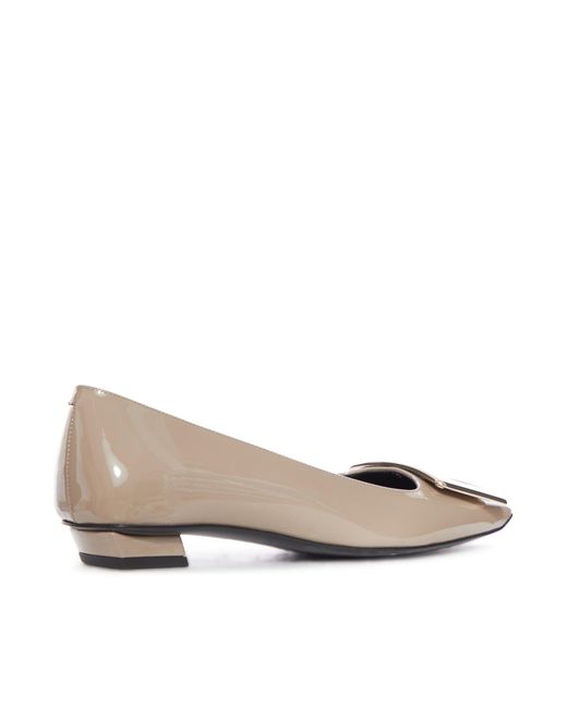 Roger Vivier Multicolor Patent Leather Ballerinas
