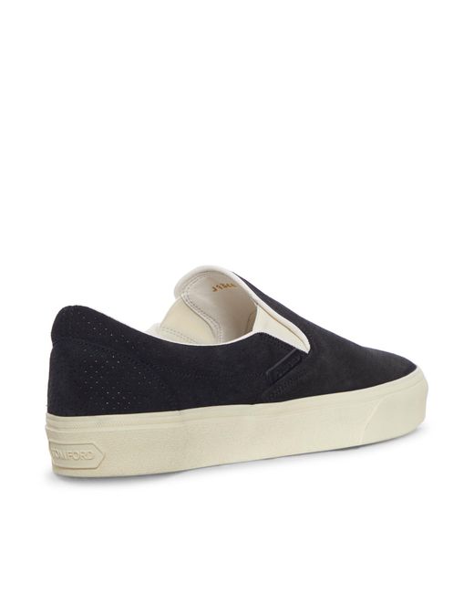 Tom Ford Blue Jude Slip-On Sneakers for men
