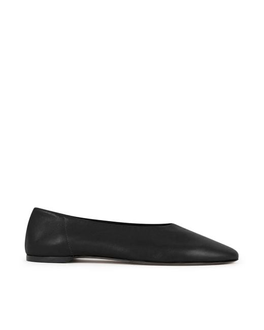 Totême Black Nappa Slip Ballet Flat