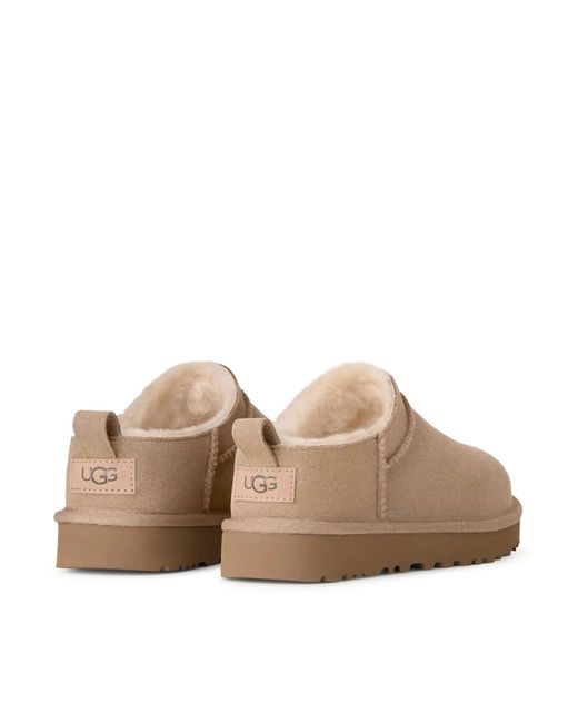 Ugg Brown Classic Micro Ankle Boots