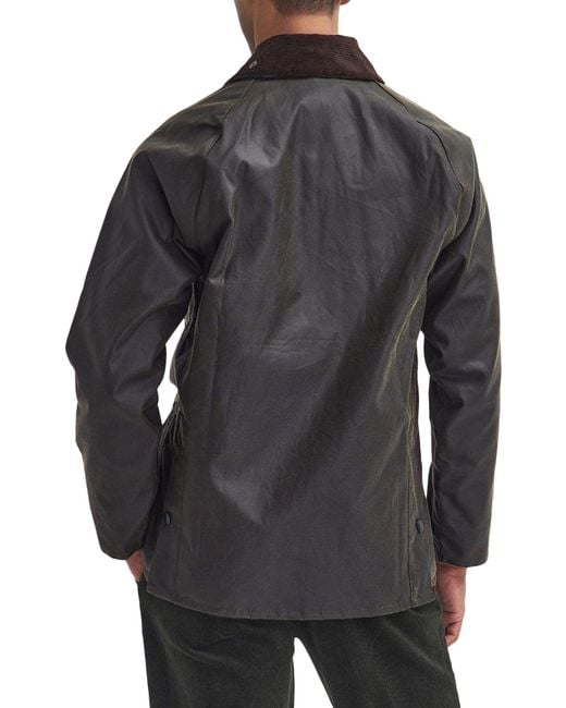 Barbour Black Bedale Waxed Jacket for men