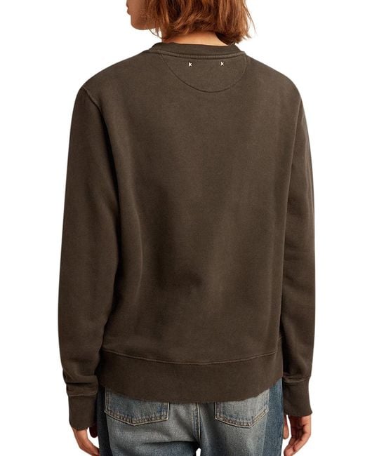 Golden Goose Deluxe Brand Black Golden W`s Regular Sweatshirt
