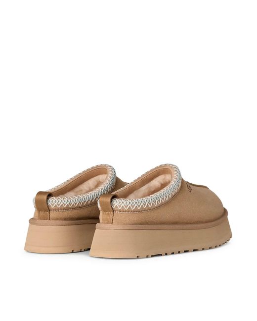 Ugg Brown Tasman Ii Slippers With Platform