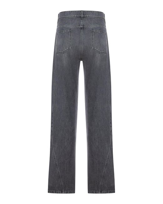 J.W. Anderson Gray Twisted Jeans for men