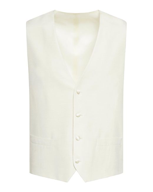 Lardini White Three-piece Suit for men