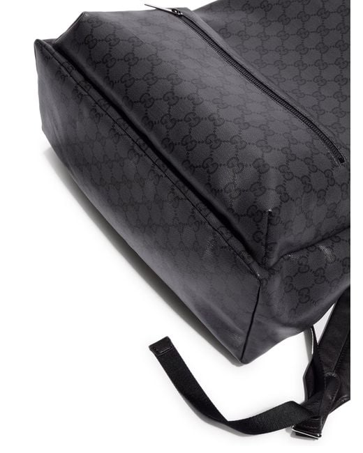 Gucci Black Gg Essence Classic Medium Backpack for men