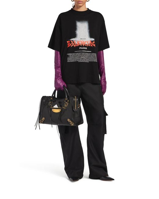 Balenciaga Black Oversized The Door T-Shirt
