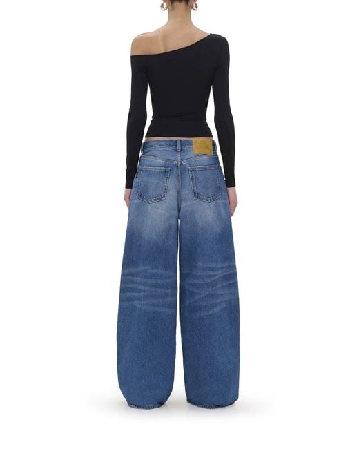 Haikure Blue Bethany Fluid Denim Jeans With A Boyfriend Fit