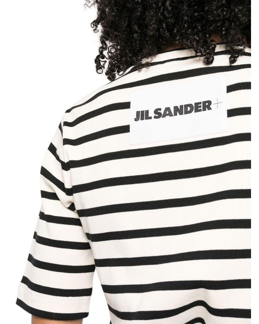 | T-shirt a righe | female | BIANCO | S di Jil Sander in Black