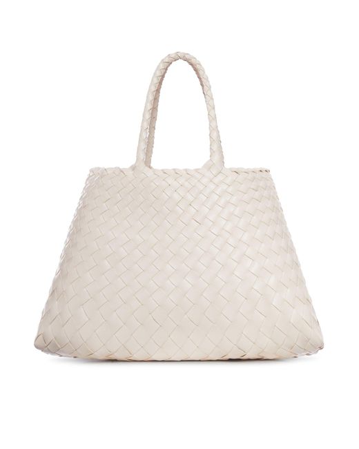 Dragon Diffusion Natural Santa Croce Small Leather Bag
