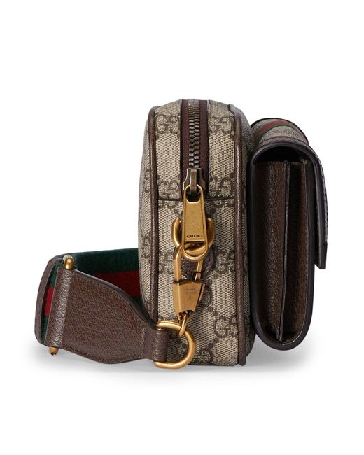 Gucci Brown Ophidia Mini Bag Gg for men