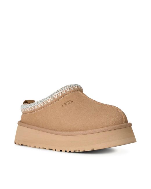 Ugg Brown Tasman Ii Slippers With Platform