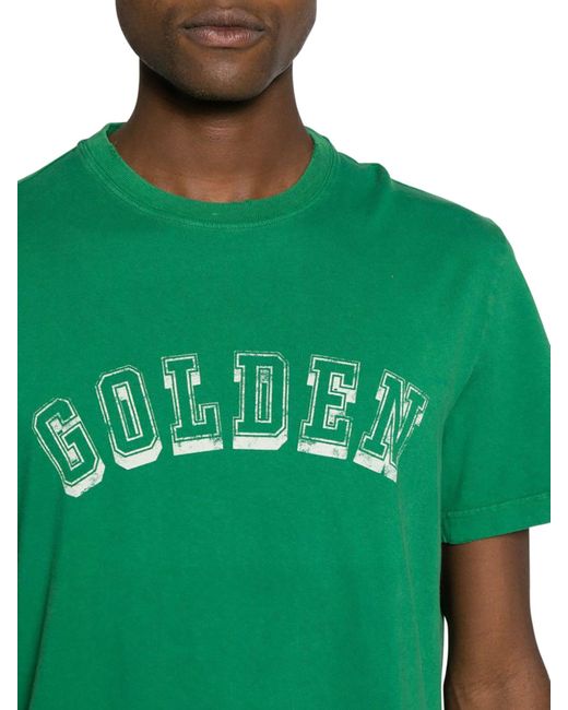 Golden Goose Deluxe Brand Green T-shirts for men
