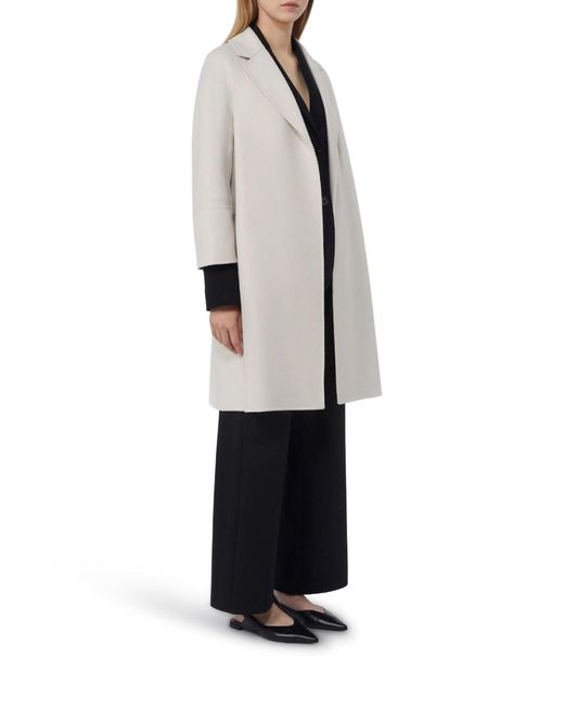 Max Mara White Smaxmara Arona Short Coat