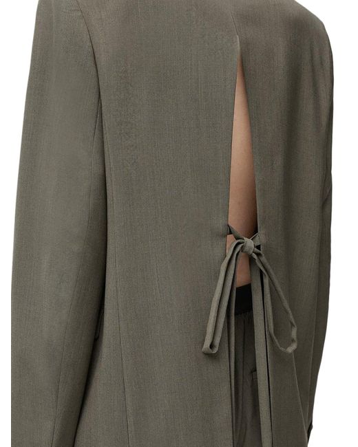 Blazer sartoriale in lana di Loewe in Green