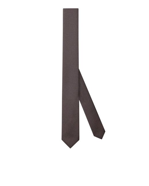 Gucci Multicolor Silk Tie With Crepe Effect for men